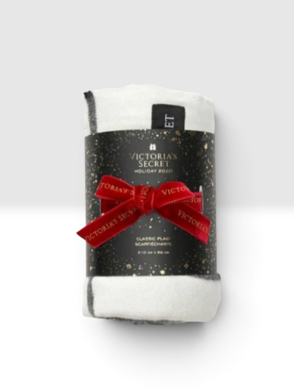 Victoria's Secret White Plush Holiday scarf